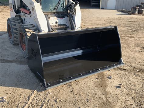 skid steer bucket attachments|heavy duty skid steer bucket.